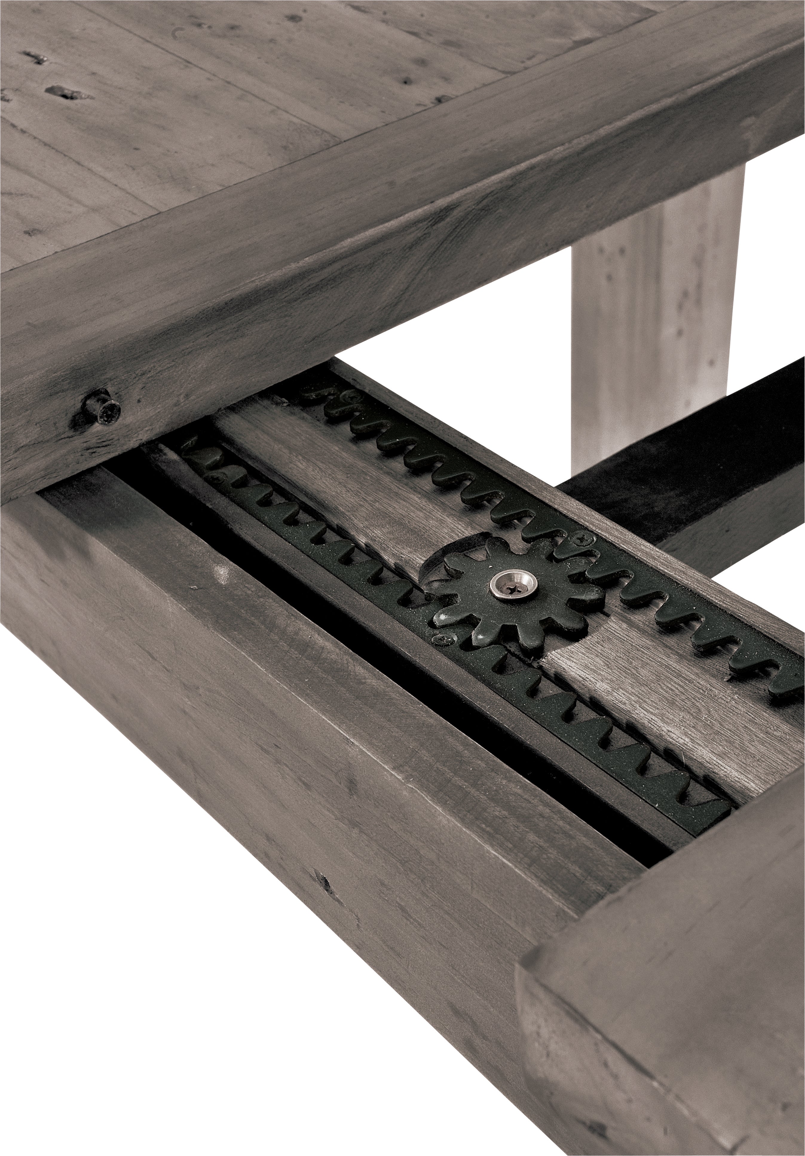 Drift Reclaimed Pine Extendable Dining Table Large
